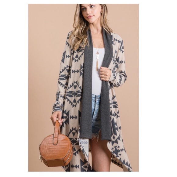 ❗️NEW❗️Aztec Open Cardigan - Picture 4 of 8